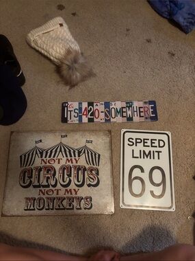 Vintage Style Metal Signs